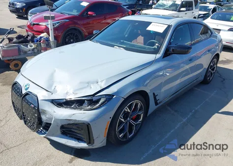 2024 BMW I4 M50 z USA, uszkodzony, nr VIN WBY33AW07RFS83491